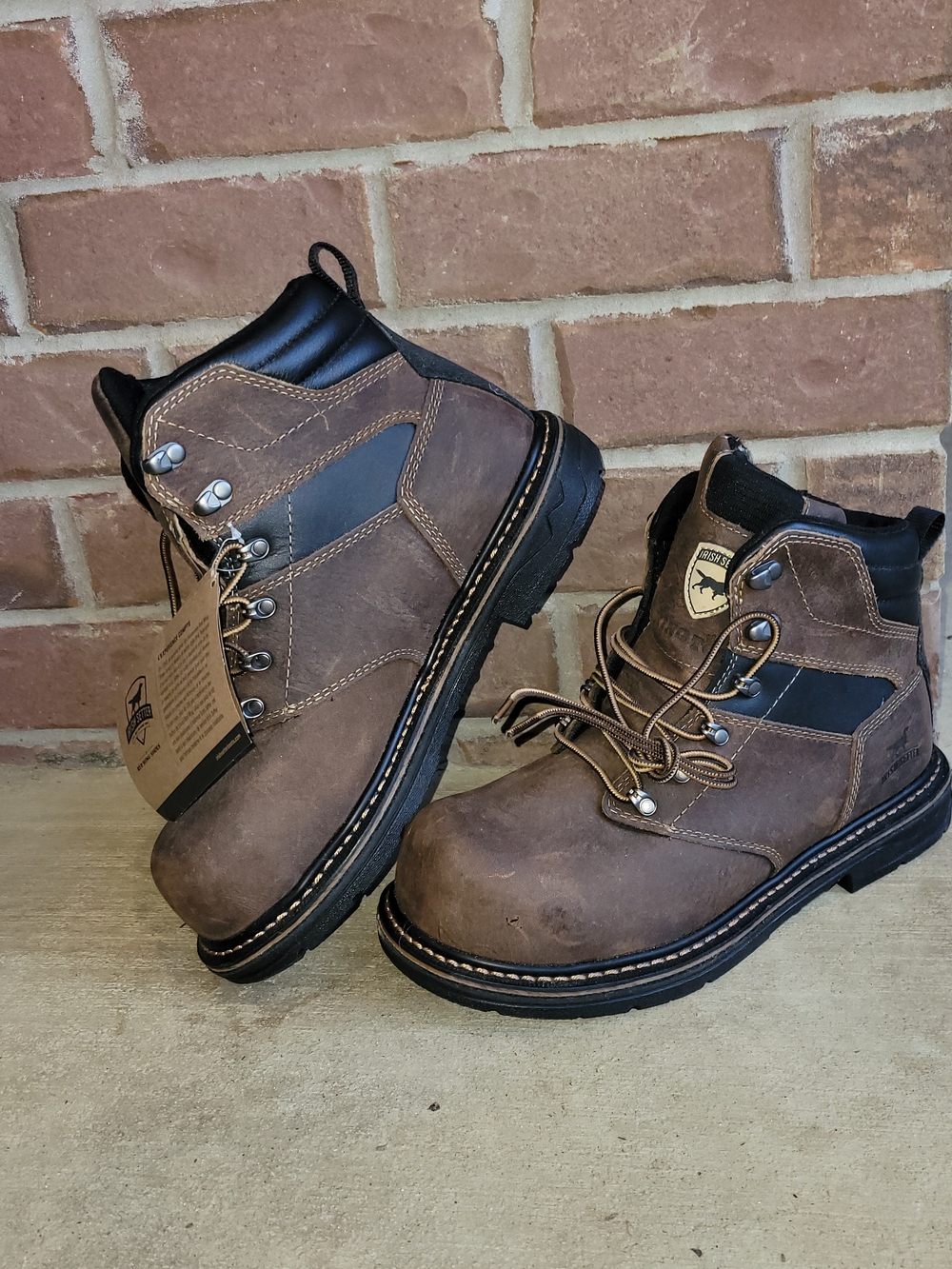 NEW Irish Setter Red Wing Farmington KT 83638 Men’s 9.5D Safety Toe Work Boots